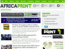 Tablet Screenshot of africaprint.com